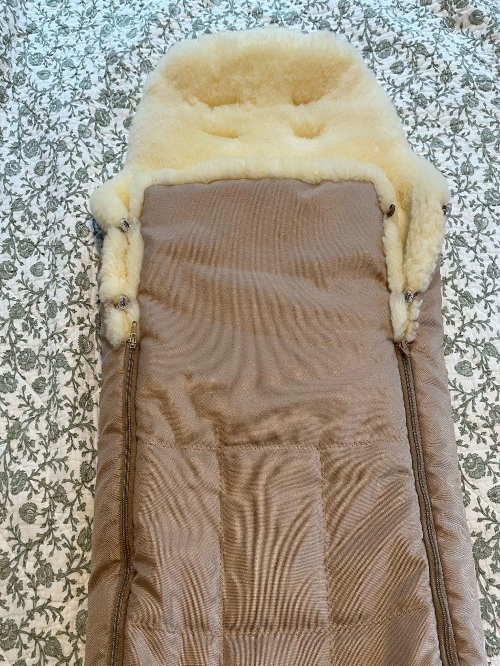 New Sheepskin Baby Bunting Bag